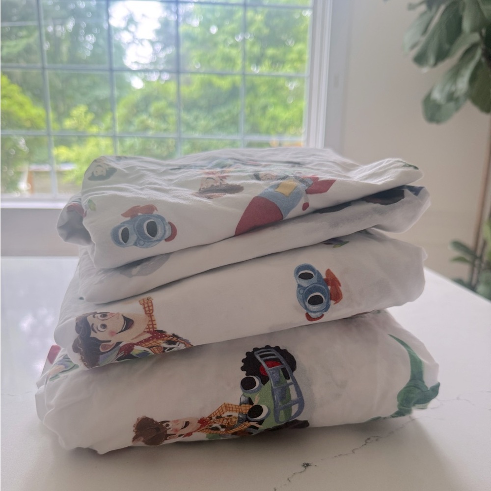 pottery barn kids Toy Story FULL sheets set